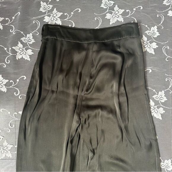Sita Murt  High Waisted Wide Leg Satin Flowy Pants - Picture 6 of 16